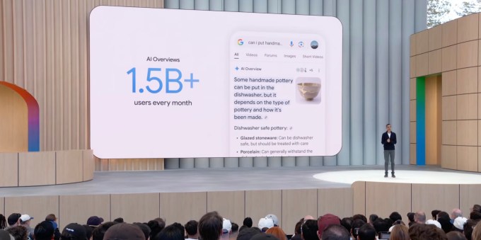 Google nega que IA na busca esteja reduzindo tráfego de sites 5 Exemplo de AI Overview no Google Search, mostrando resposta direta gerada por IA.