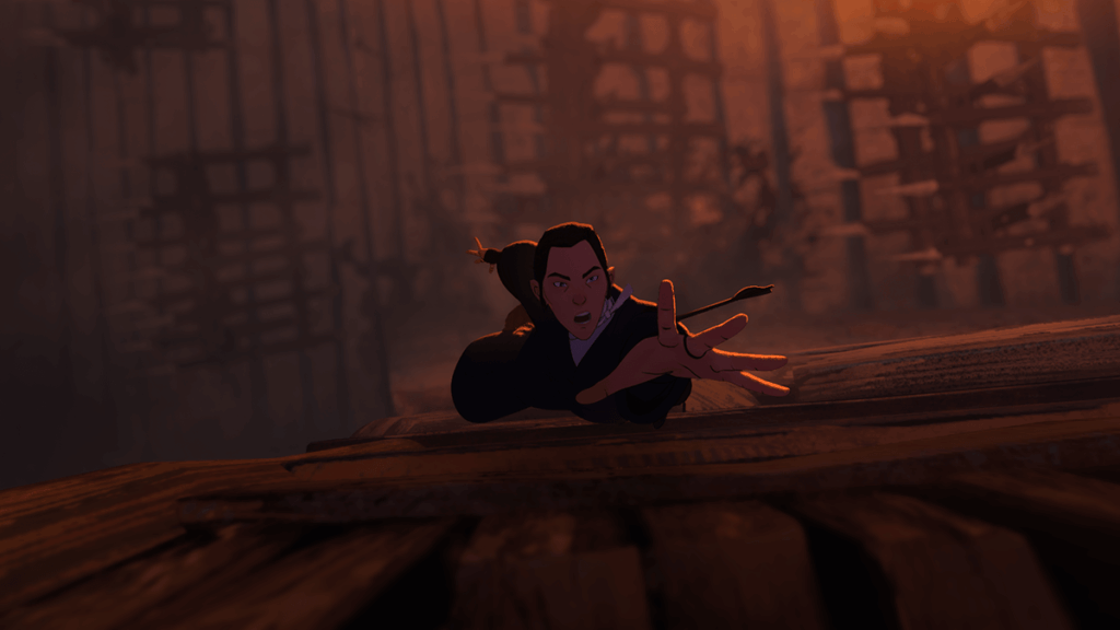 Netflix Anime NYC 2025: anúncios e trailers 10 Blue Eye Samurai temporada 2: imagem do episódio 2 revela expansão de cenários e o retorno de personagens-chave