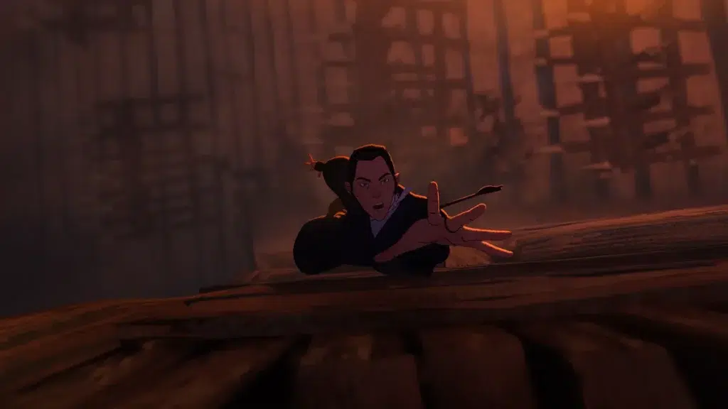 Netflix Anime NYC 2025: anúncios e trailers 10 Blue Eye Samurai temporada 2: imagem do episódio 2 revela expansão de cenários e o retorno de personagens-chave