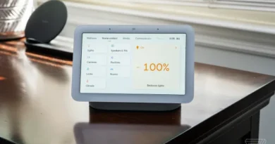 O Nest Hub 2, lançado em 2021, foi a última atualização de hardware para a linha Nest de alto-falantes e monitores inteligentes . Foto de Dan Seifert / The Verge