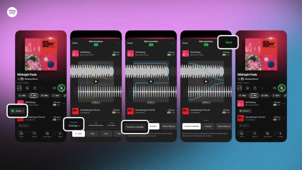 Spotify lança função para mixar músicas nas playlists 4 Tela do Spotify exibe opções de volume, equalização e efeitos na função Mix Spotify