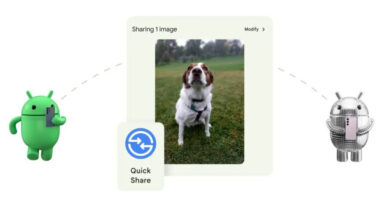 Quick Share no iPhone em teste: interface no Android e envio sem fio