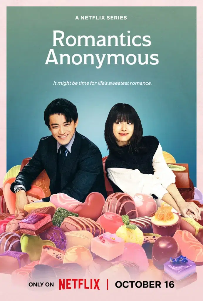 Romantics Anonymous estreia Netflix outubro 2025 com Shun Oguri, Han Hyo-Joo e elenco de Japão e Coreia.