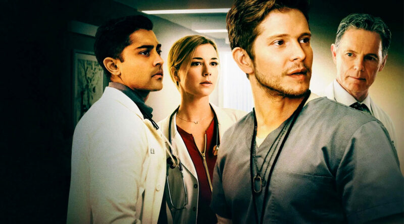 Cena de O Residente: série médica da Fox saindo da Netflix em 2025, equipe no hospital em clima de tensão.