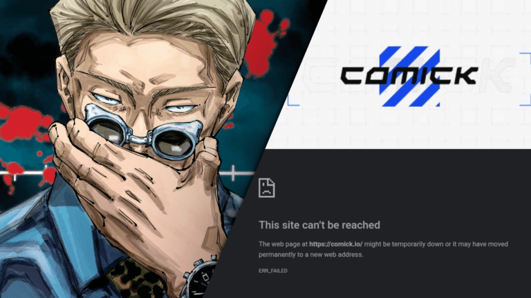 Comick encerra serviço; site de mangá pirata fora do ar