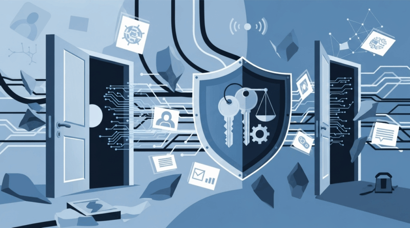 imagem ilustrativa sobre doxxing e exposição de dados pessoais na internet com ênfase em privacidade e segurança digital