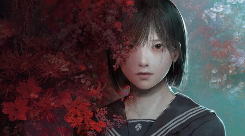 Arte oficial de Silent Hill f no PS5 com destaque do arquivo