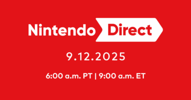 Nintendo Direct setembro 2025 banner oficial com horários e data