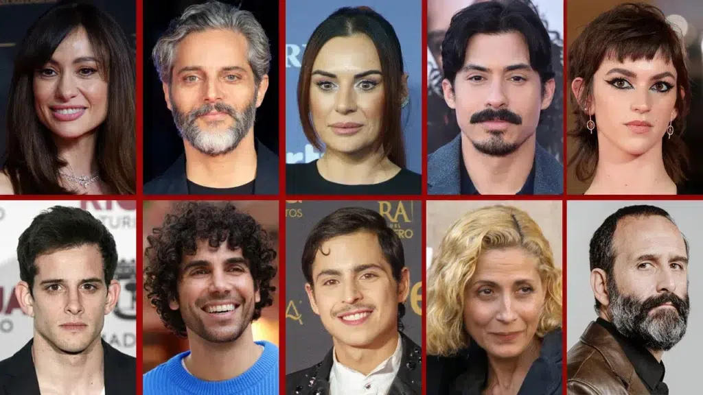 Elenco de Billionaires' Bunker reunido em cena do episódio inicial da série da Netflix