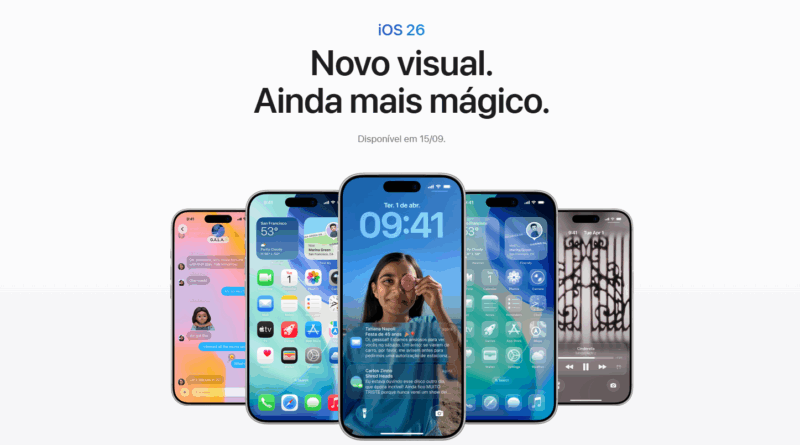iOS 26 chega hoje: interface Liquid Glass, IA na Siri e lista completa de iPhones compatíveis