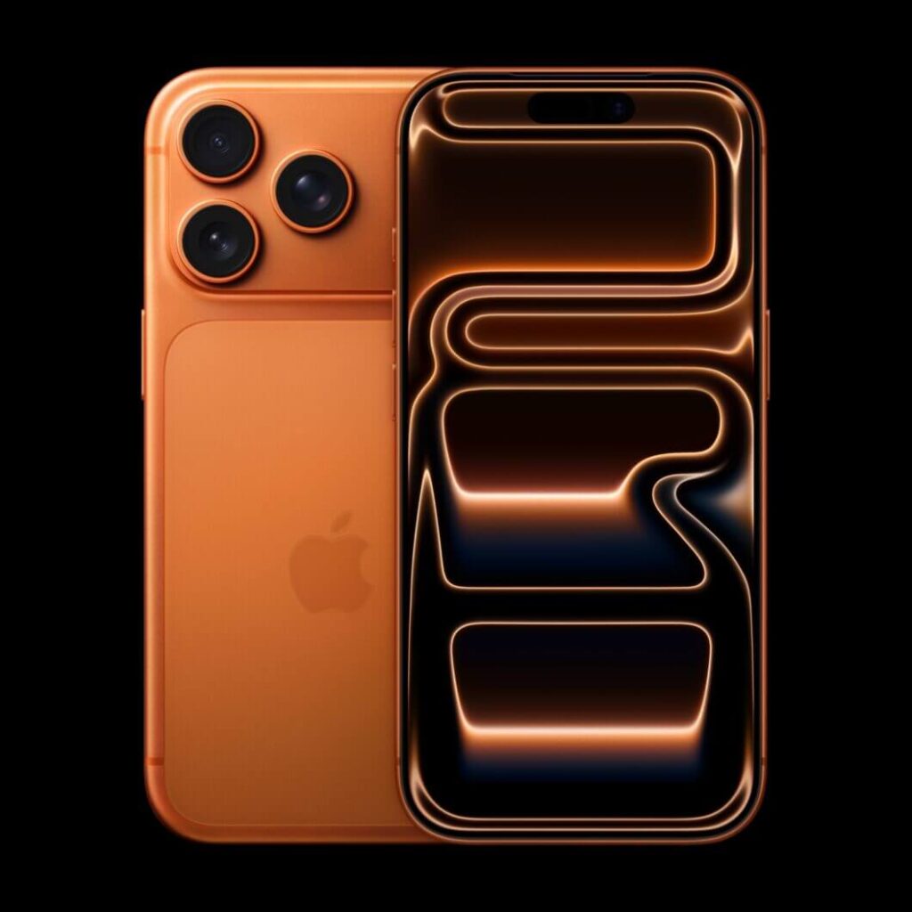 iPhone 17 e 17 Pro chegam com novo design e câmeras aprimoradas 8 iPhone 17 Pro frente e verso: mudança visual e hardware avançado