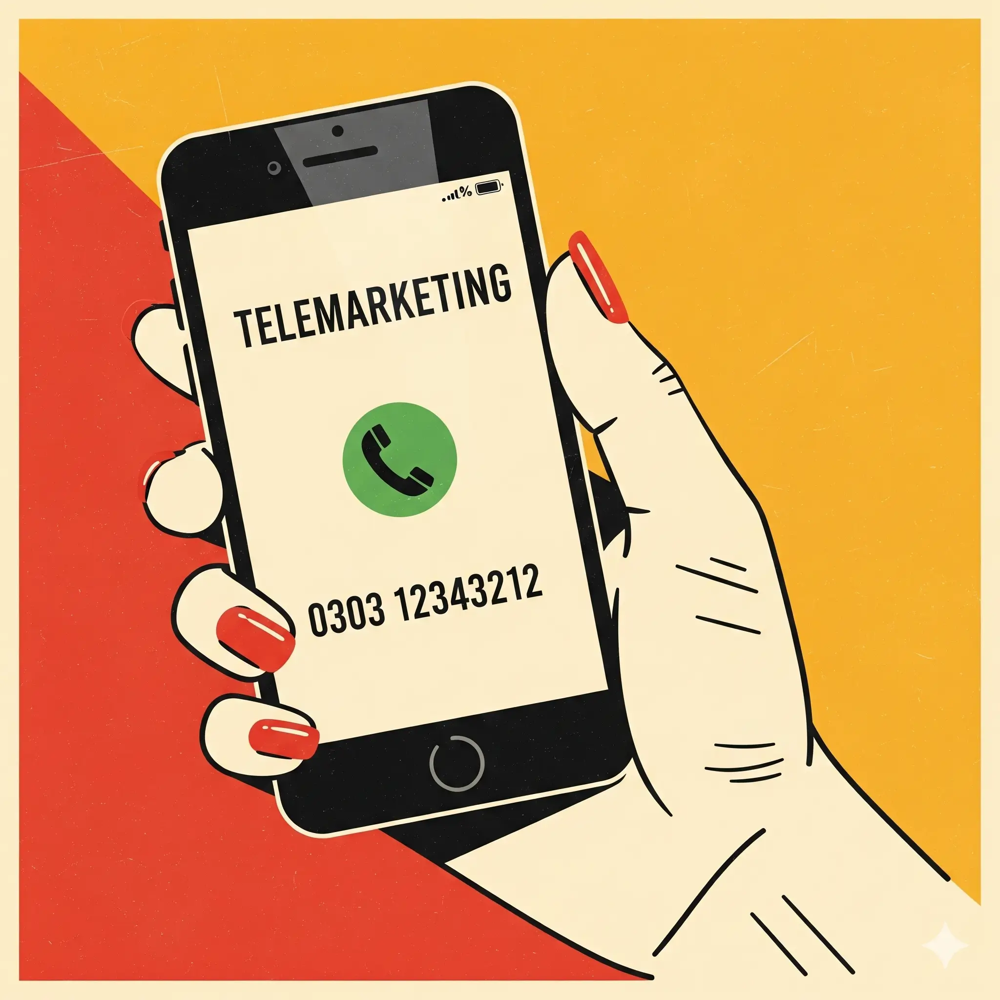 Ilustração de ligações abusivas e Não Me Perturbe em destaque