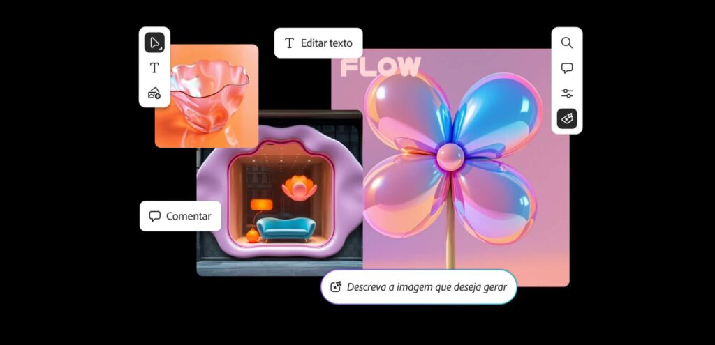 Adobe Firefly Home centraliza ferramentas de IA generativa para criadores e equipes