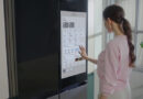 Geladeira Samsung Family Hub com display e recursos inteligentes sem anúncios
