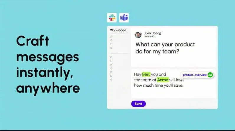 Extensões do Gmail: 5 add-ons para organizar o inbox 9 Janela de chat com resposta pronta; texto: criar mensagens instantaneamente em qualquer lugar; exemplo de text expander