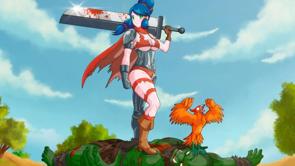 Arte de The Restoration of Aphrodisia, jogo adulto citado no Steam Early Access e políticas de conteúdo