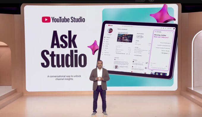 Made on YouTube: YouTube lança IA, Live e Studio 5 Ask Studio no Made on YouTube: assistente de IA para otimizar contas e conteúdo