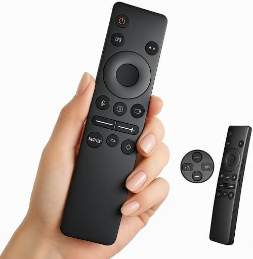 Descontos Amazon: itens tech com até 50% OFF 8 Controle remoto universal compatível com Smart TV Samsung com botões para Netflix, Prime Video e Globoplay