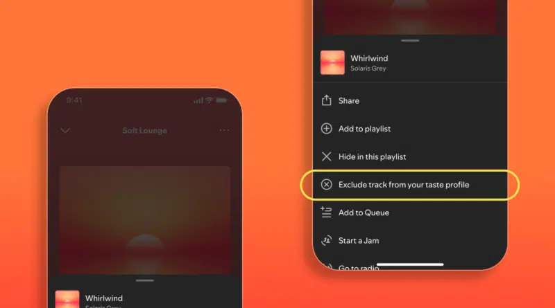 Spotify permite excluir músicas do perfil de gosto e afinar recomendações
