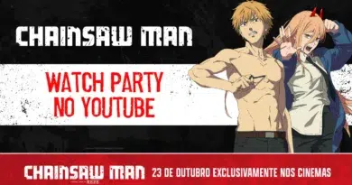 Chainsaw Man: Watch Party no YouTube em 11/10 3 Chainsaw Man Watch Party no YouTube: maratona 11 de outubro, 14h BRT, Arco da Reze
