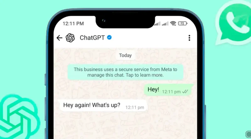 ChatGPT respondendo no WhatsApp; mensagem pede sugestão de cardápio de Natal e a IA lista opções no chat