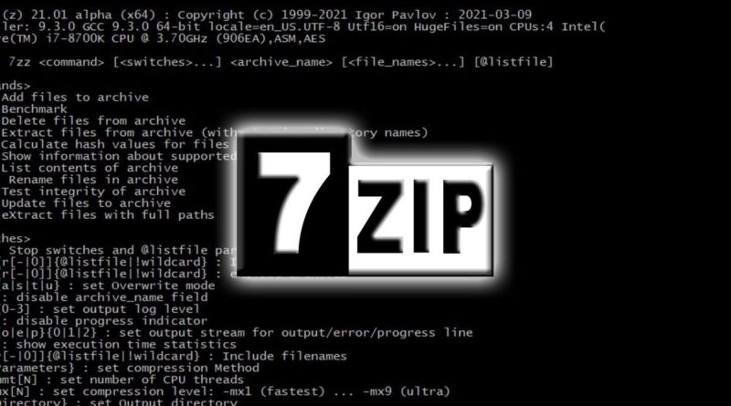 Falha no 7-Zip: vulnerabilidade CVE-2025-11001 e 11002 exige atualização manual