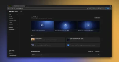 Google AI Studio: novo Playground e mais controle 4 Tela de boas‑vindas do Google AI Studio com recursos atualizados