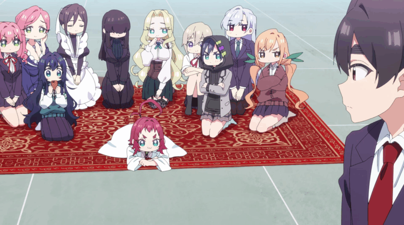 Hyakkano temporada 3 visual promocional com Rentaro Aijo e elenco