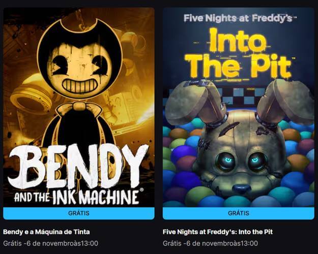 Epic Games libera jogos grátis de terror para o Halloween 5 Five Nights at Freddy’s Into the Pit Epic Games Store gratuito