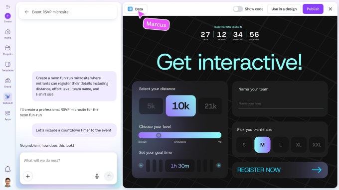Canva lança modelo próprio de design e novas ferramentas com IA 7 Nova plataforma de marketing Canva Grow