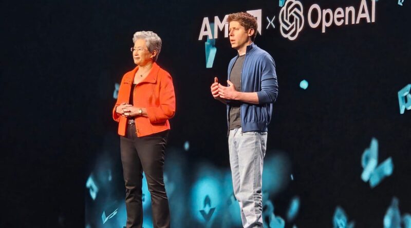 Ações da AMD disparam após acordo com OpenAI no mercado de IA