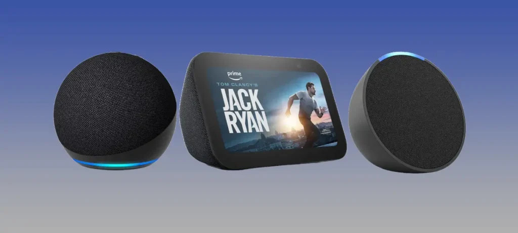 Linha Echo em oferta: Echo Dot, Echo Spot, Echo e Echo Show 8 com Alexa e integração smart