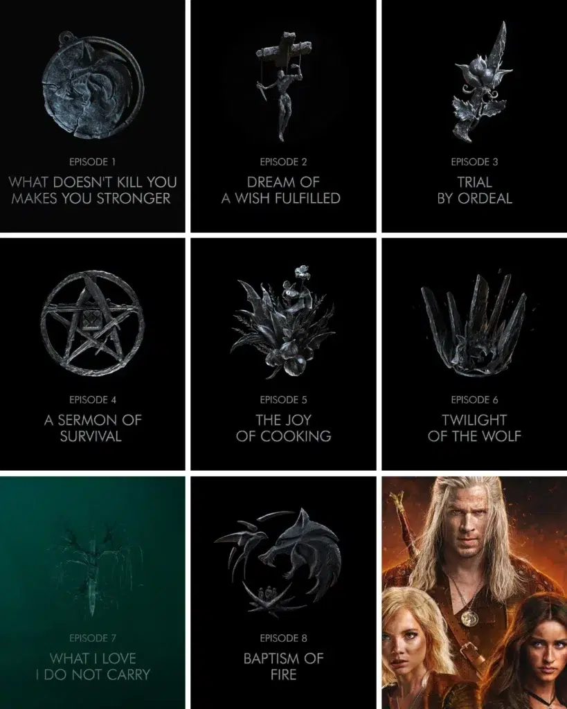 Títulos dos episódios de The Witcher 4