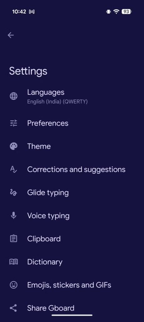 Configurações do teclado Android que você ignora 8 gboard settings 1 1