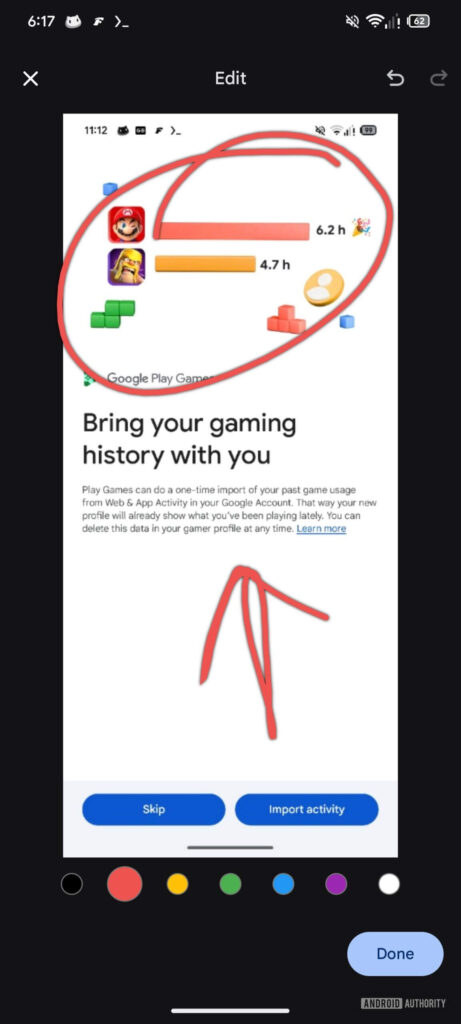 Google Gemini ganha marcação de imagem tipo Circle to Search 11 Ferramenta de marcação do Gemini com pincel e paleta de cores para destacar áreas específicas na imagem