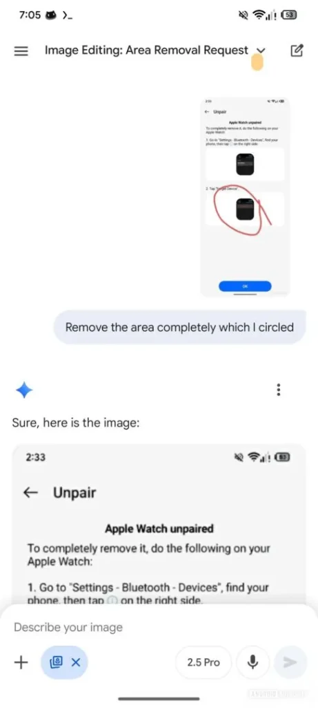 Google Gemini ganha marcação de imagem tipo Circle to Search 14 gemini image input markup 6 486w 1080h.jpg