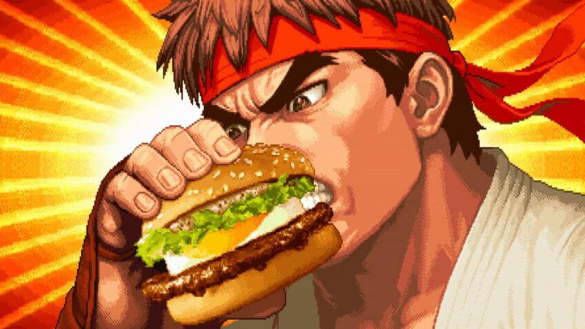 Street Fighter no McDonald's: Street Burgers no Japão 5 Street Fighter no McDonald's: lanches temáticos de Ryu, Ken e Chun‑Li no McDonald’s Japão