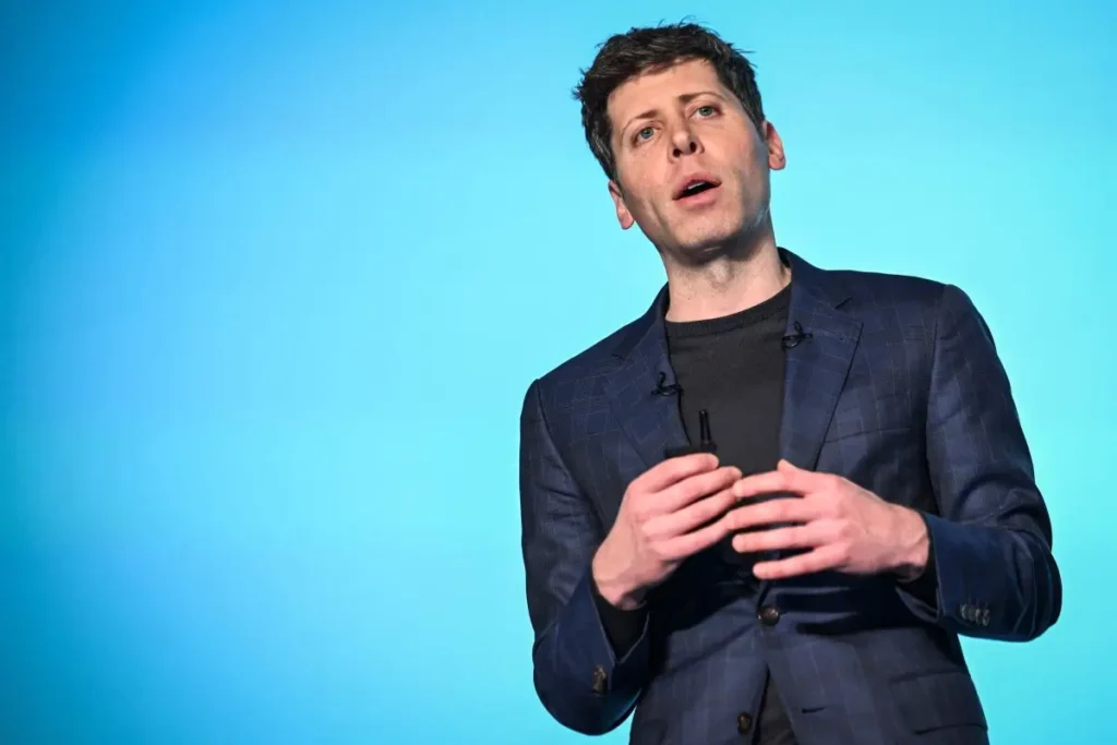 OpenAI's Sam Altman attends an event in Paris