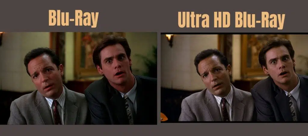 O Máskara 4K: remasterização com Dolby Atmos 9 Comparação entre Blu-ray 2008 e Ultra HD Blu-ray 2025 de O Máskara, com 4K nativo e HDR