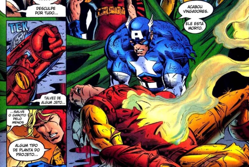 Tony Stark morre em The Crossing