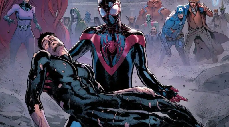 Homem de Ferro em momento dramático nos quadrinhos