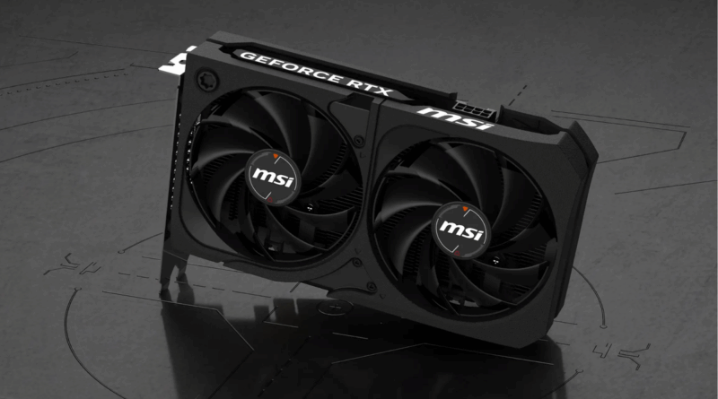 Placa de vídeo RTX 5050 MSI Shadow 8 GB em destaque