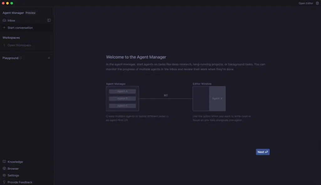 Exemplo de uso do Antigravity com agentes Gemini
