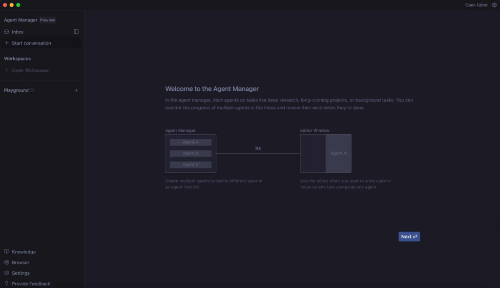 Exemplo de uso do Antigravity com agentes Gemini