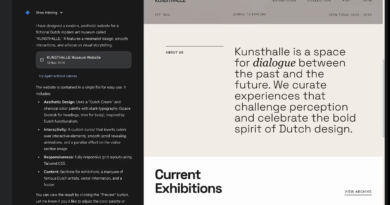 Interface do Gemini 3.0 em modo Canvas