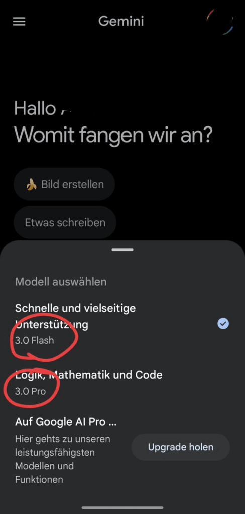 Exemplo de saída generativa do Gemini 3.0