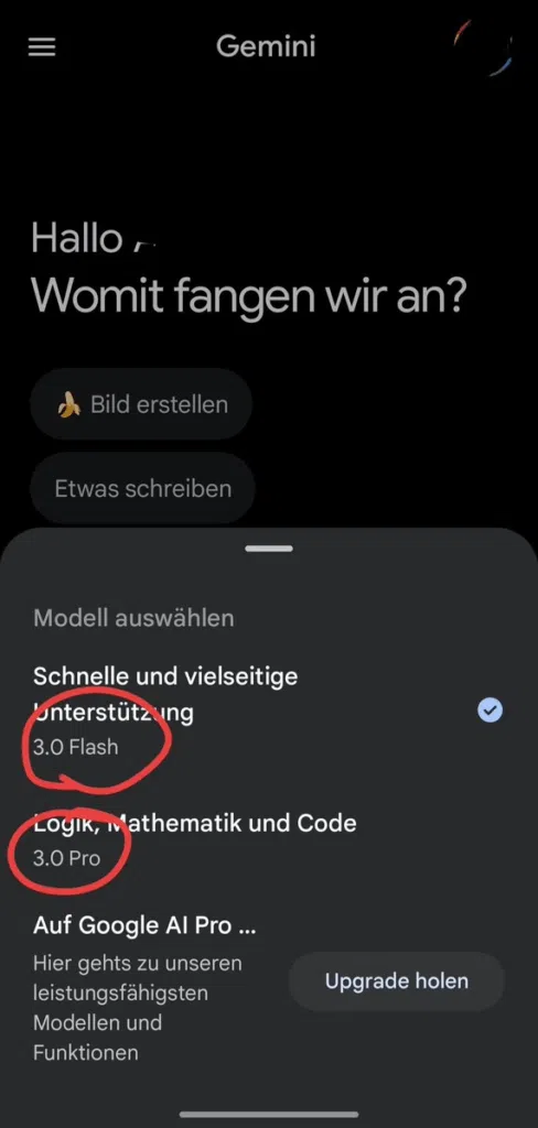 Exemplo de saída generativa do Gemini 3.0