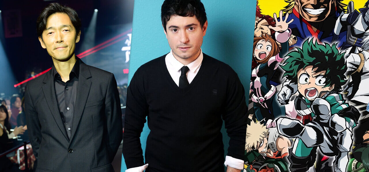 Imagem promocional do filme live‑action de My Hero Academia na Netflix com destaque para personagens icônicos e cenário urbano