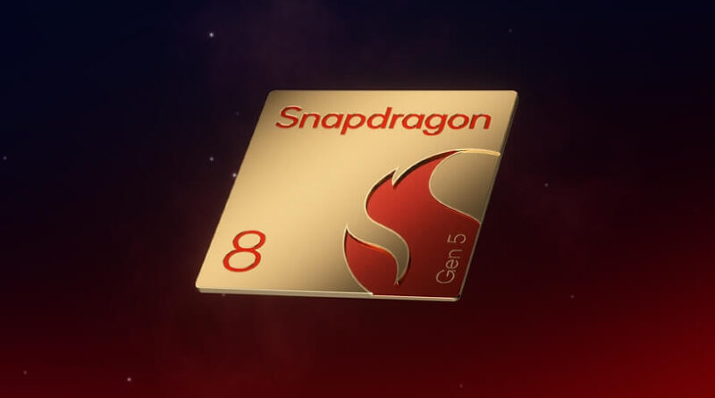 Chip Snapdragon 8 Gen 5 da Qualcomm com CPU Oryon e GPU Adreno de nova geração