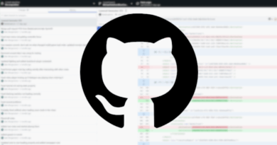 Logo do GitHub sobre um repositório desfocado